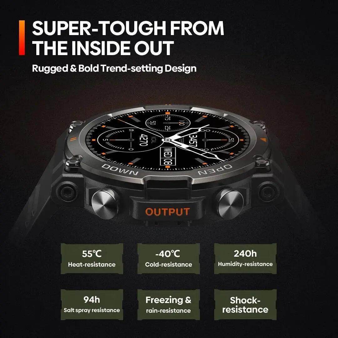 Rugged Fitness Sports Smartwatch for Men - SmartPursue™
