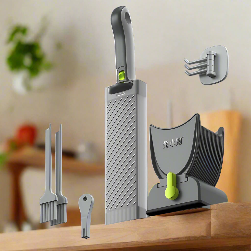 Manual Meat Slicer & Cleaver Set – Slice Strip & Cube Fresh Meat - SmartPursue™