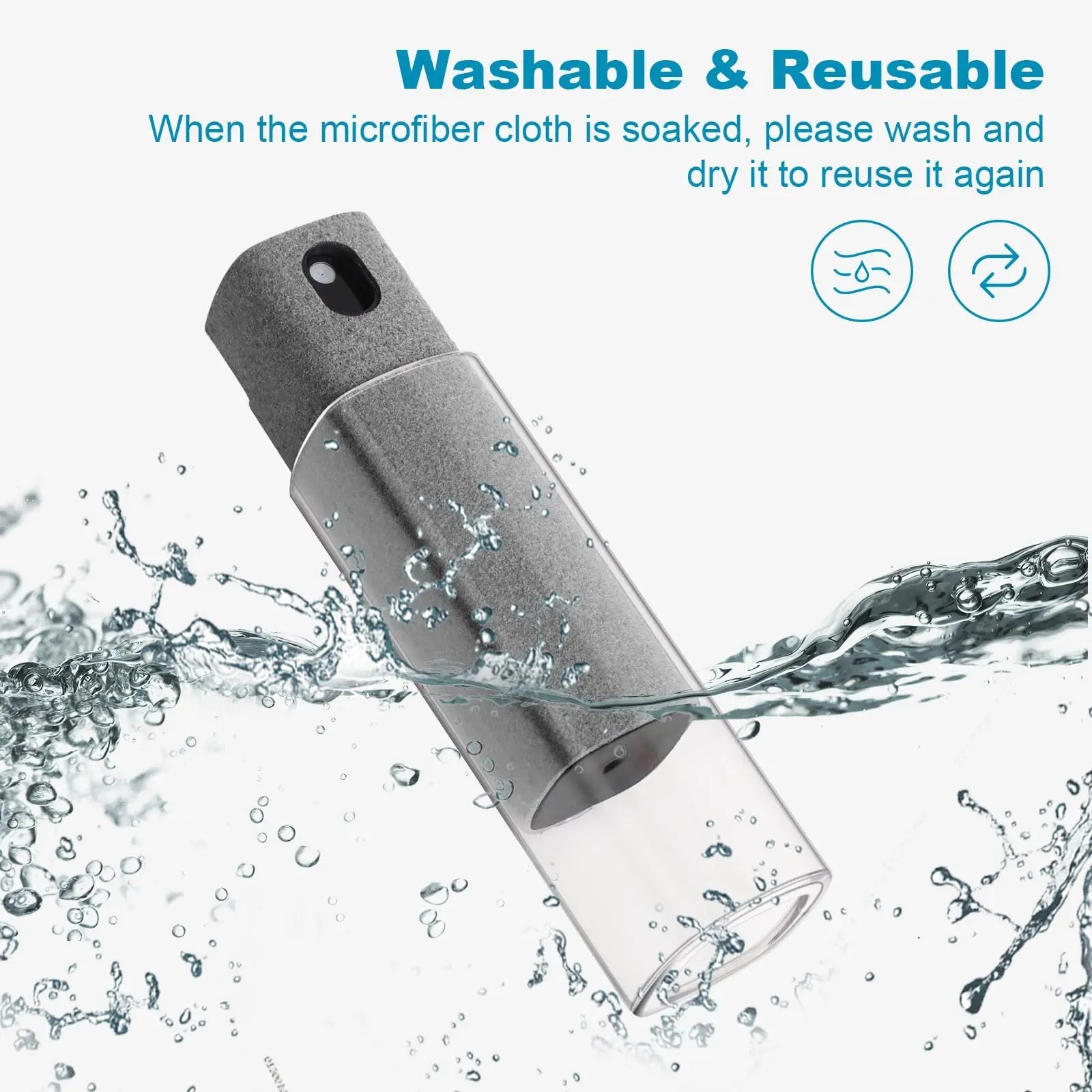 ✨ 2-in-1 Microfiber Screen Cleaner & Spray Bottle SmartPursue™