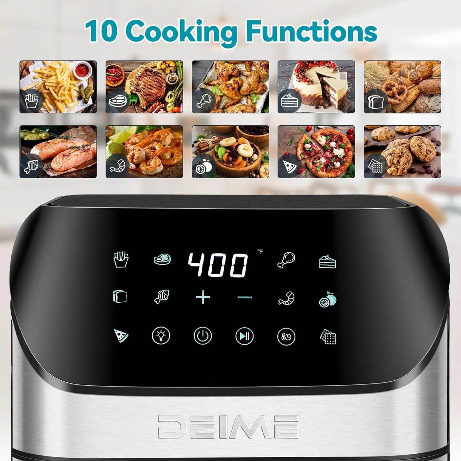 6.2QT Large Capacity Air Fryer - SmartPursue™