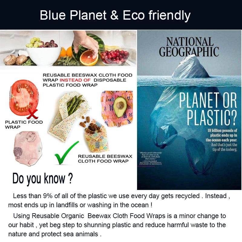 Eco-Friendly Reusable Food Wraps - SmartPursue™