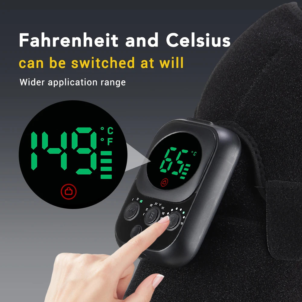 Heating Shoulder Massager with Vibration & App Control - SmartPursue™