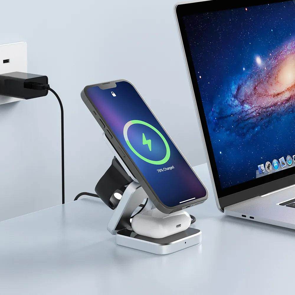 Foldable Magsafe Wireless Charging Station - SmartPursue™