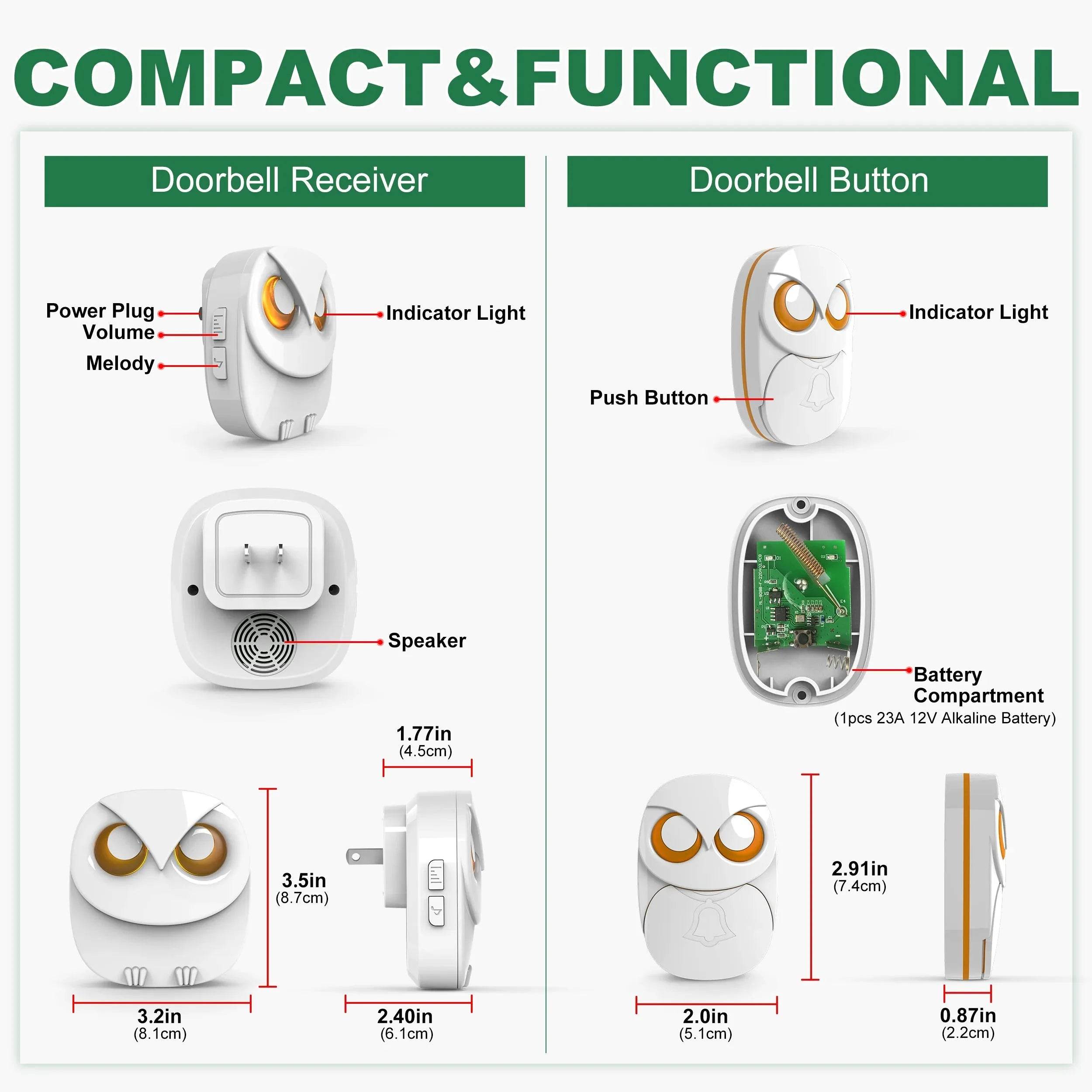Wireless Long-Range Doorbell - SmartPursue™