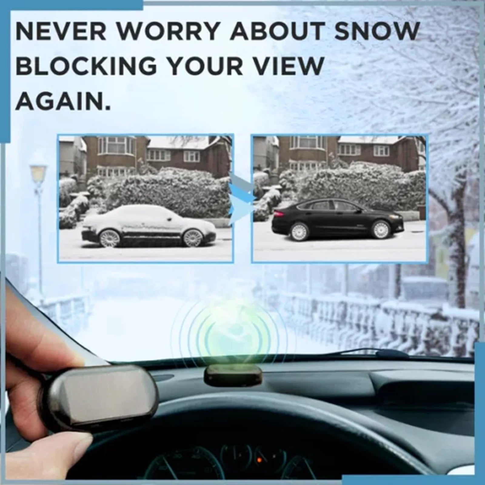 Interference Antifreeze Device Car Window Anti-Icing and Snow Jammer Winter Anti Ice and Snow Coverage Interference Antifreeze SmartPursue™