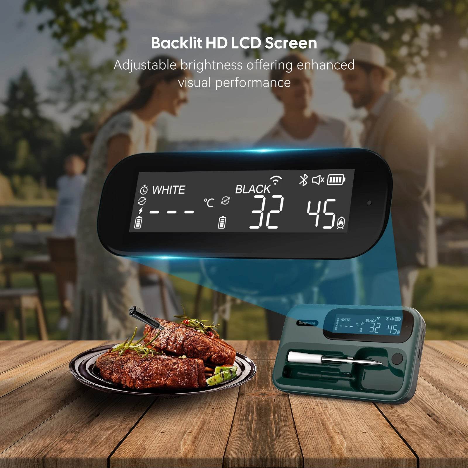 Wireless Meat Thermometer – Smart BBQ Probe - SmartPursue™
