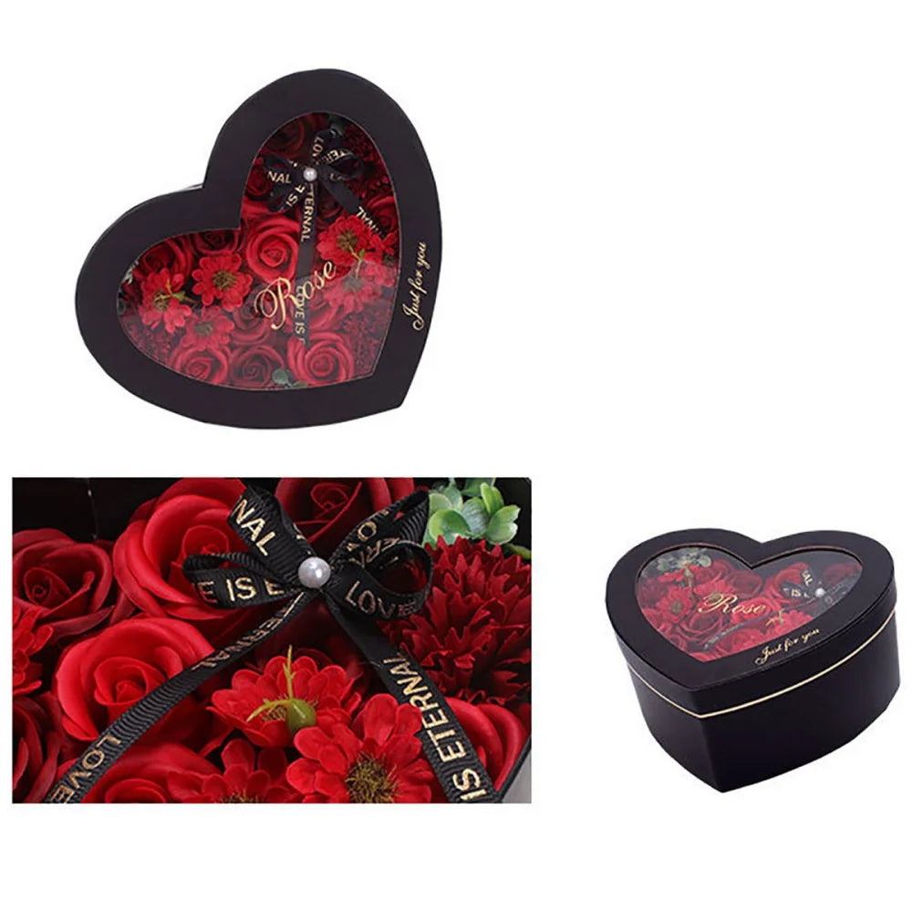13Pcs Heart Shape Rose Gift Box Fusion Gifts