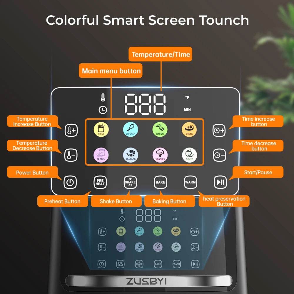 12L Air Fryer with Smart Screen - SmartPursue™
