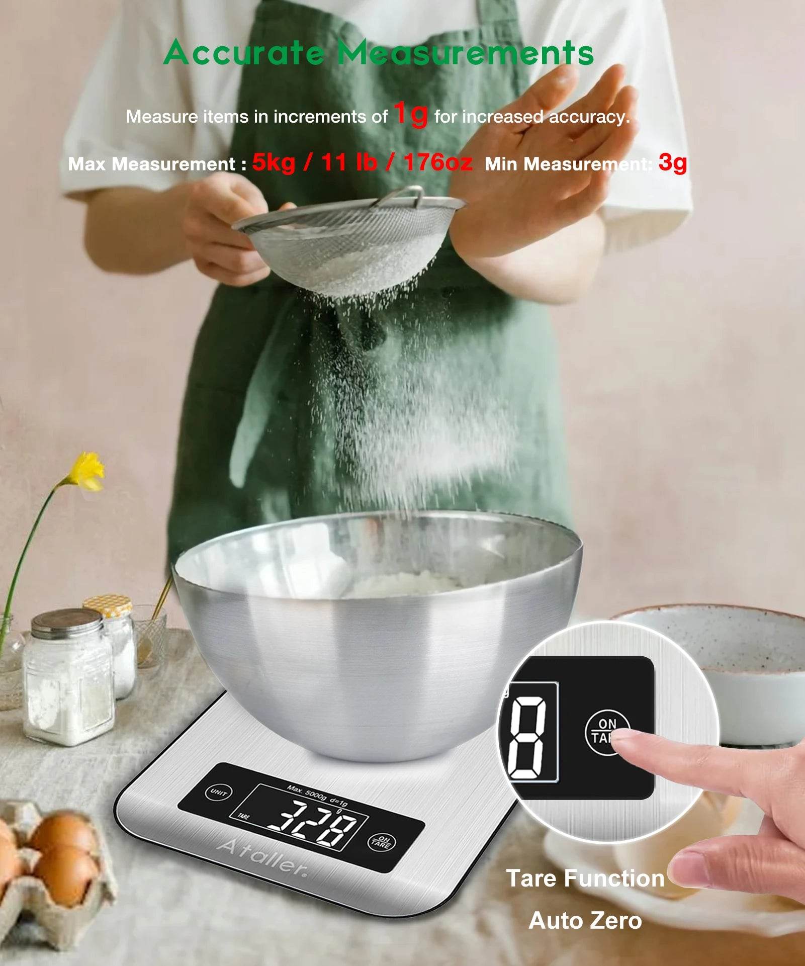 Smart Nutrition Food Scale with Bluetooth app - SmartPursue™