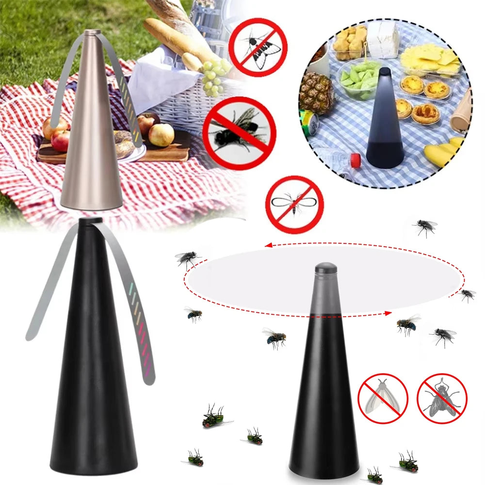 🪰 Fly Repeller Table Fan – Portable USB or Battery Powered Insect Repellent Fan SmartPursue™