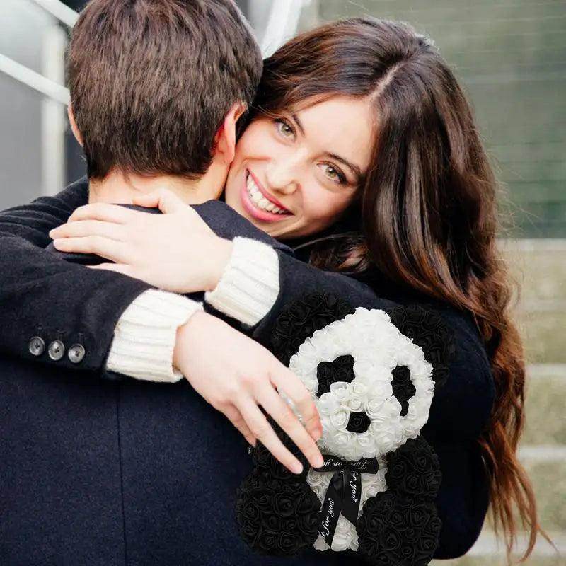 Artificial Foam Rose Panda Bear - SmartPursue™