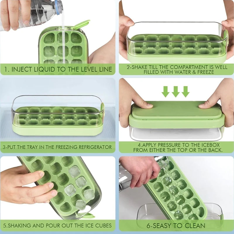 21-Grid Silicone Ice Cube Tray - SmartPursue™