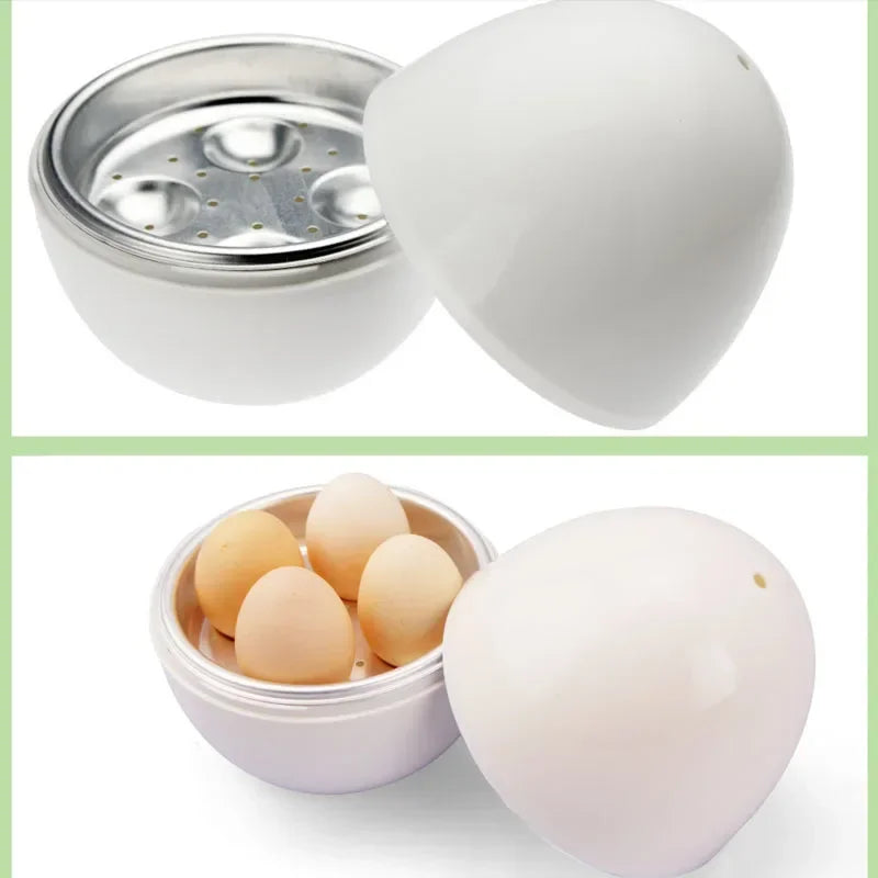 🥚 Microwave Egg Steamer – Cook 4 Eggs in 5 Minutes - SmartPursue™