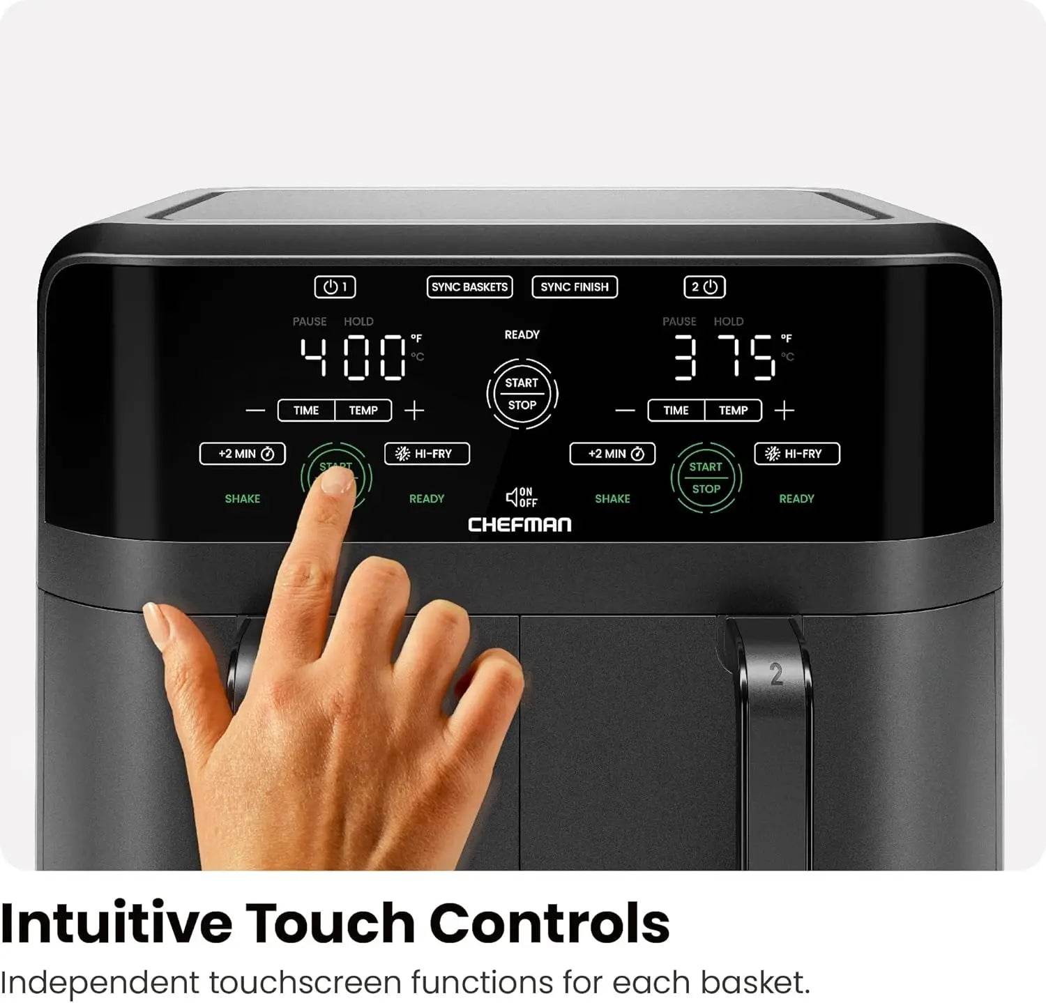 6-Quart Dual Basket Air Fryer - SmartPursue™