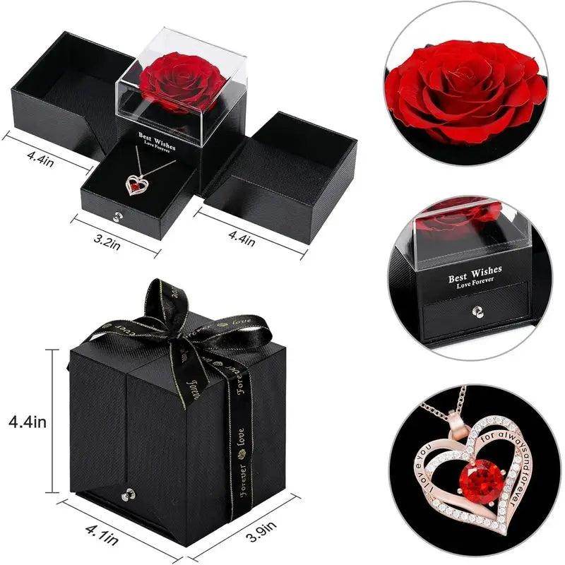 Luxurious Rose Gift Box Necklace - SmartPursue™