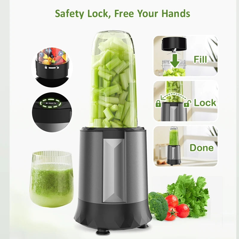 1300 W Compact Smoothie Blender - SmartPursue™