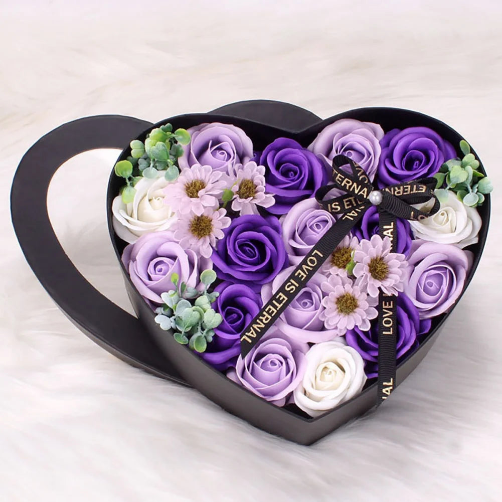 13Pcs Heart Shape Rose Gift Box Fusion Gifts