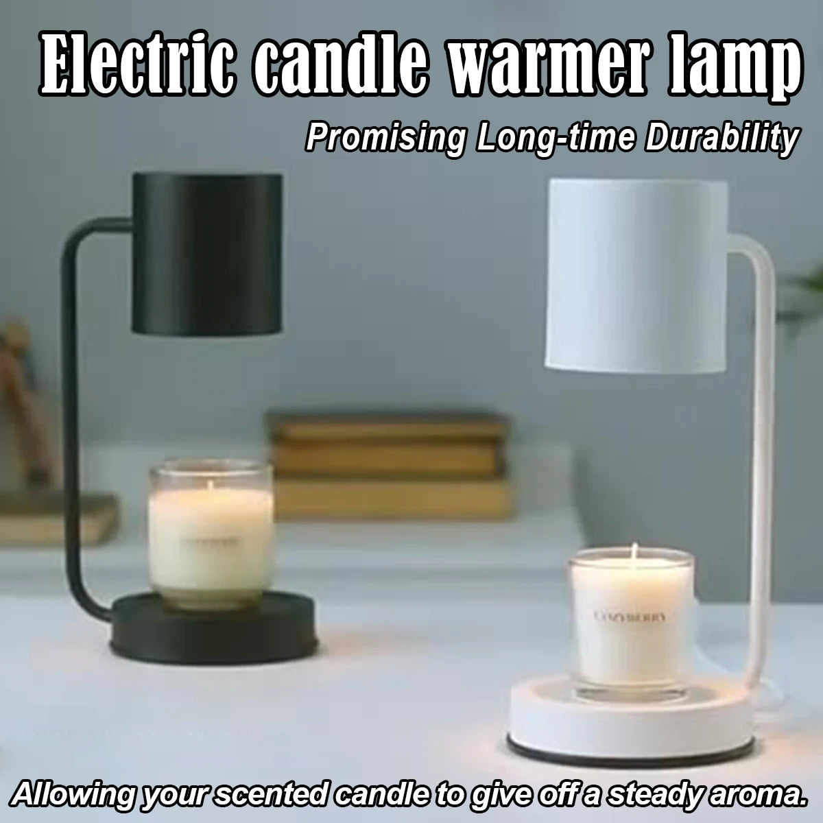 🕯 Candle Warmer Lamp – Touch Control Timer & Dimmer Wax Melt Lamp - SmartPursue™
