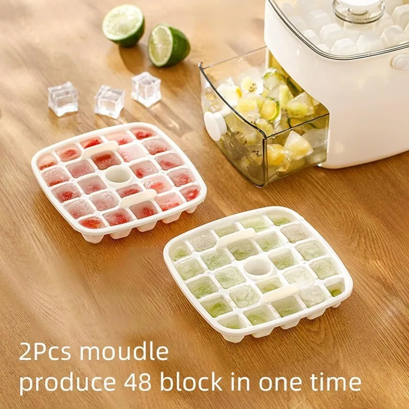 48-Grid Portable Ice Maker – Countertop Ice Tray - SmartPursue™