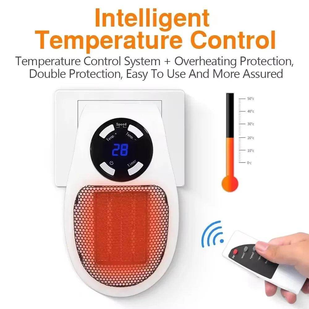 Wall-Mounted Mini Electric Heater - SmartPursue™