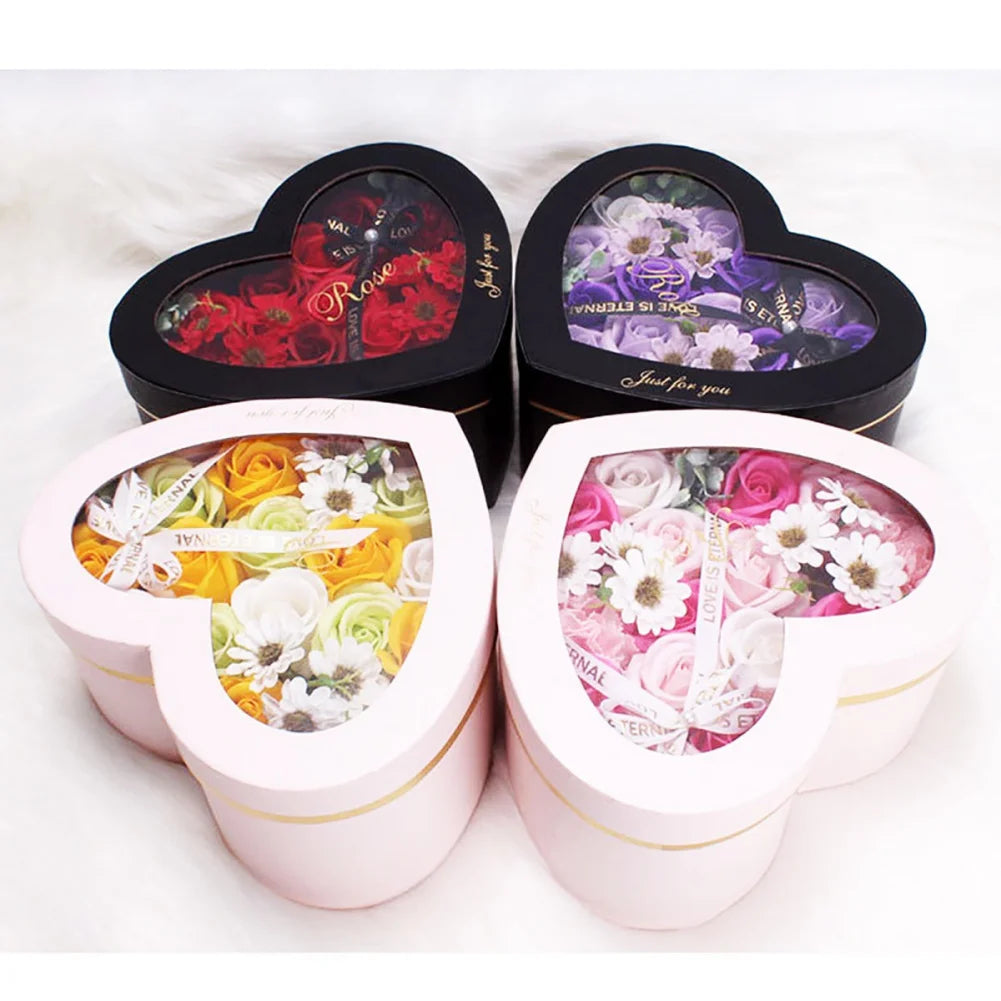 13Pcs Heart Shape Rose Gift Box Fusion Gifts