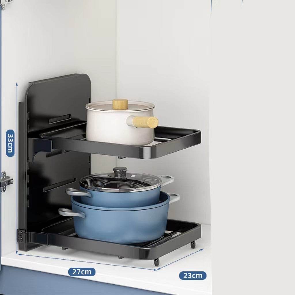 Multi-Layer Under Sink Kitchen Pot Rack - SmartPursue™