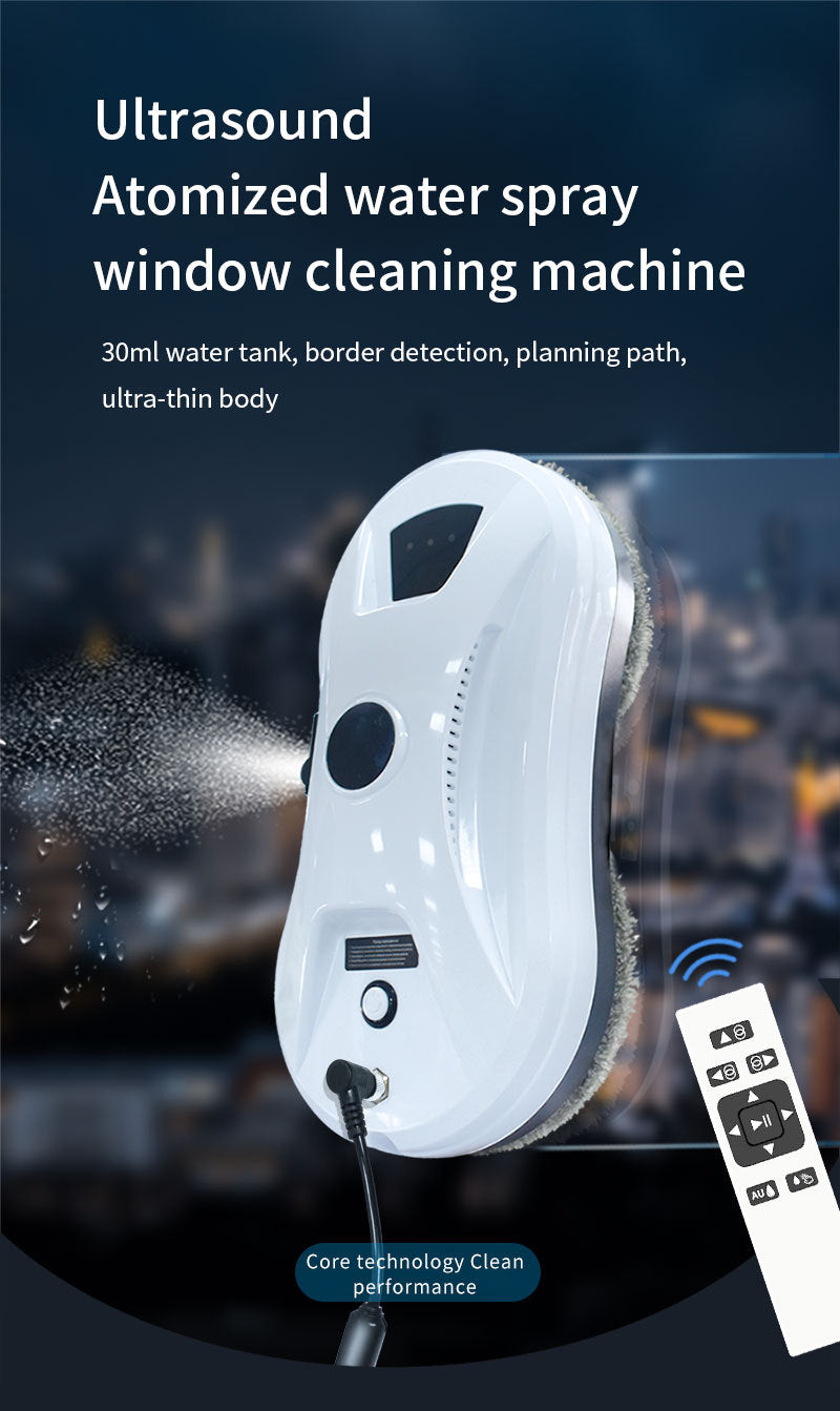 Smart Window Cleaner Robot – Auto Spray Glass & Tile Cleaning Robot - SmartPursue™