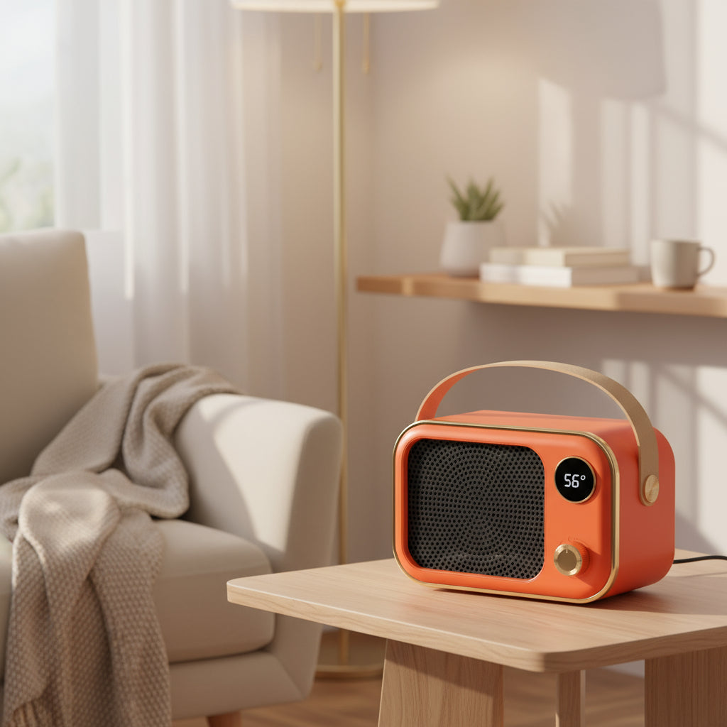 🔥 Digital Display Warm Air Blower – High Power Desktop Heater CJ