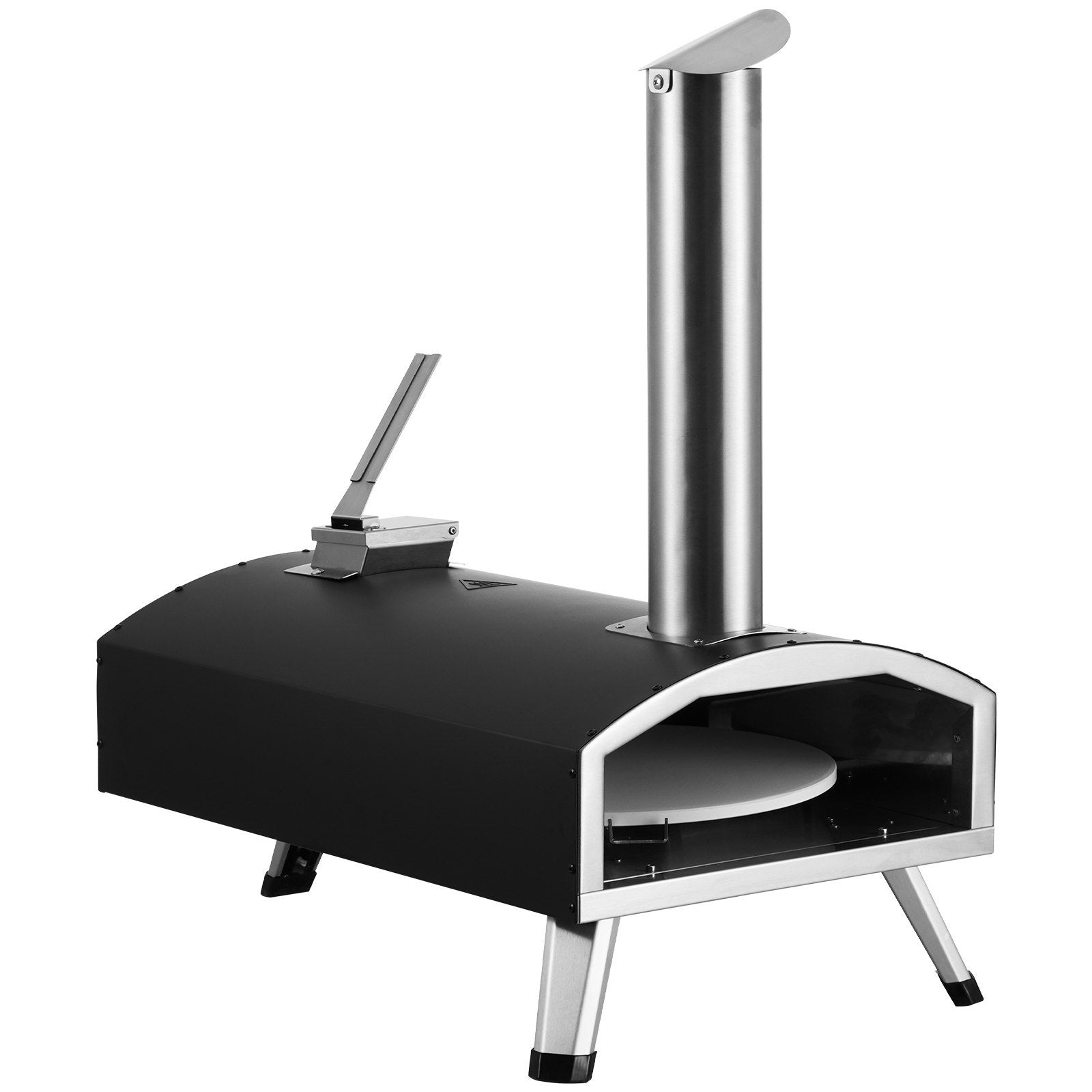 12″ Portable Outdoor Wood-Pellet Pizza Oven CJ US