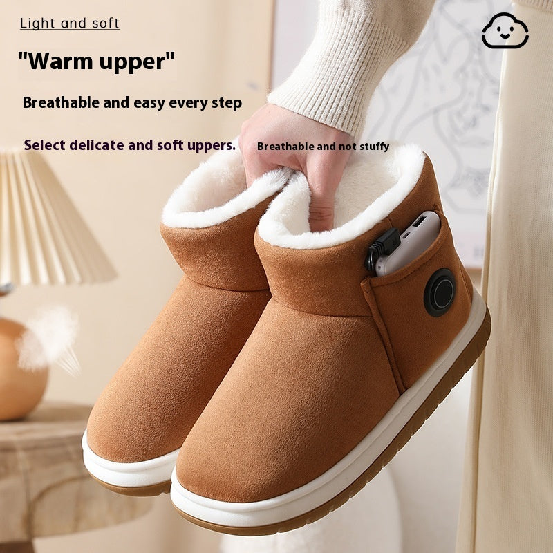 Electric Heating Shoes – Rechargeable Foot Warmer Winter Shoes CJ