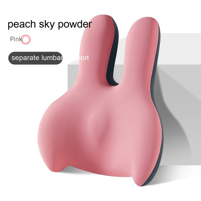 🚗 Car Heightening Cushion – Backrest & Lumbar Pad Driving Seat Support CJ