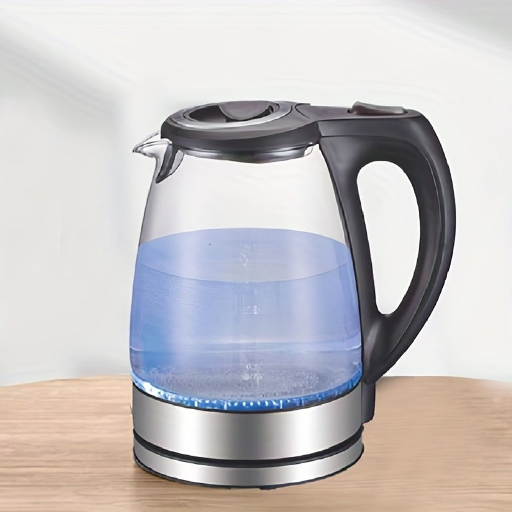 ☕ 1.7 L Glass Electric Kettle – Fast Boil with Stainless Steel Filter & Inner Lid - SmartPursue™