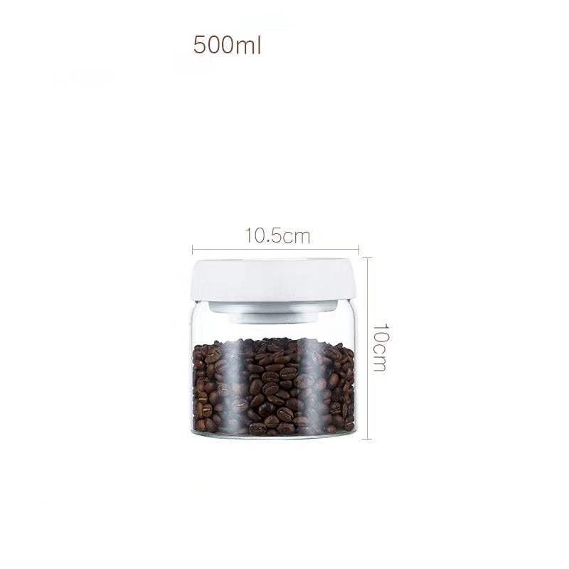 Vacuum Sealed Jug Coffee Beans Airtight Canister Smart Kitchen & Home