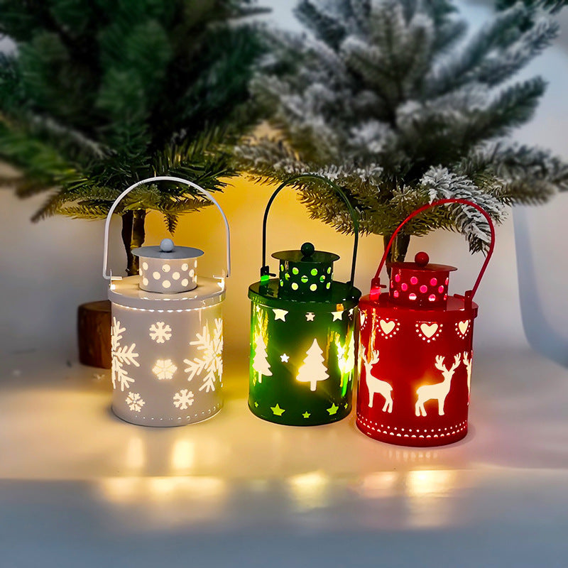 Christmas Candle Lights LED Small Lanterns Wind Lights CJ
