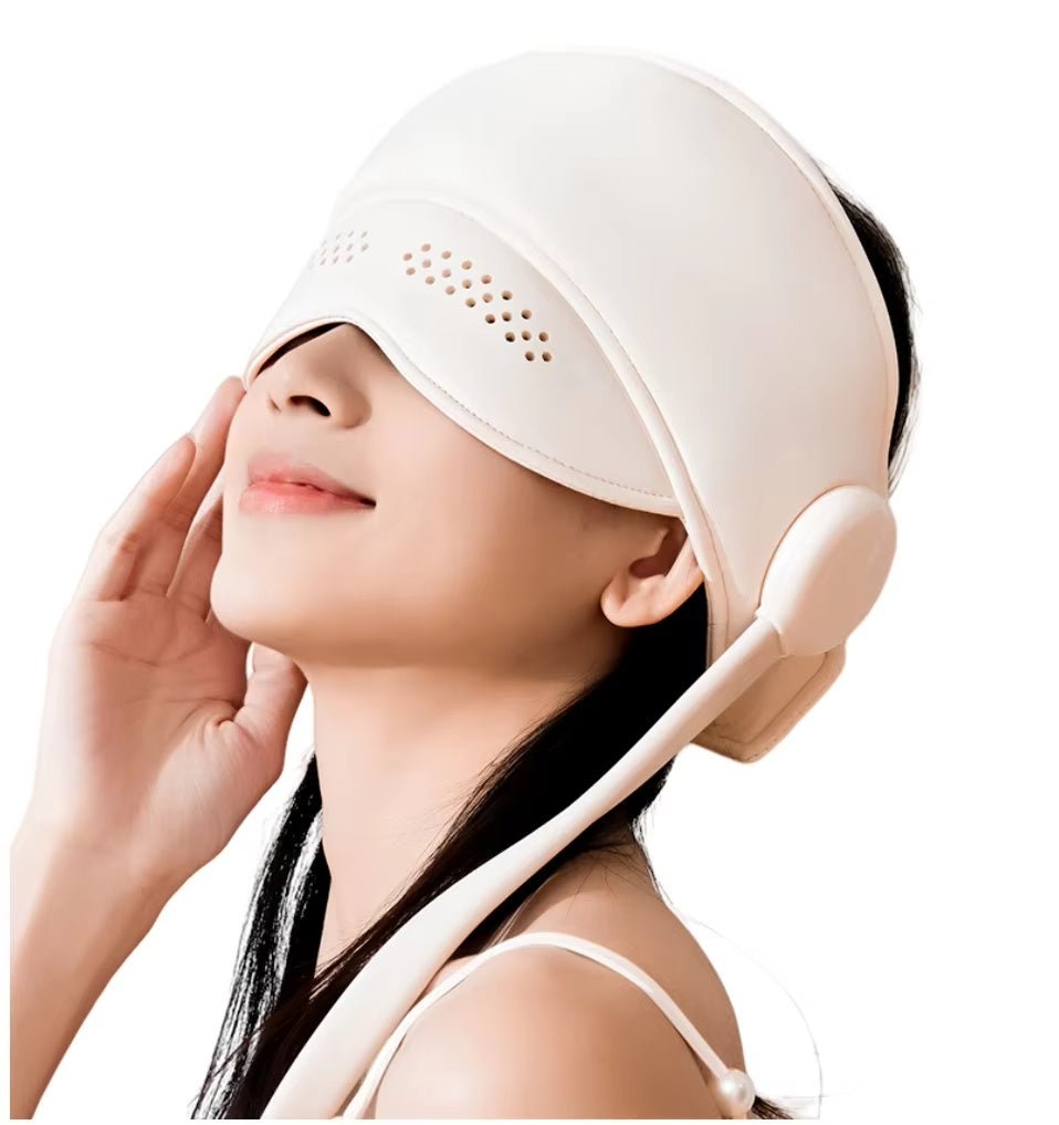 Heated Head & Eye Massager – Sleep Aid Pain Relief Device CJ US