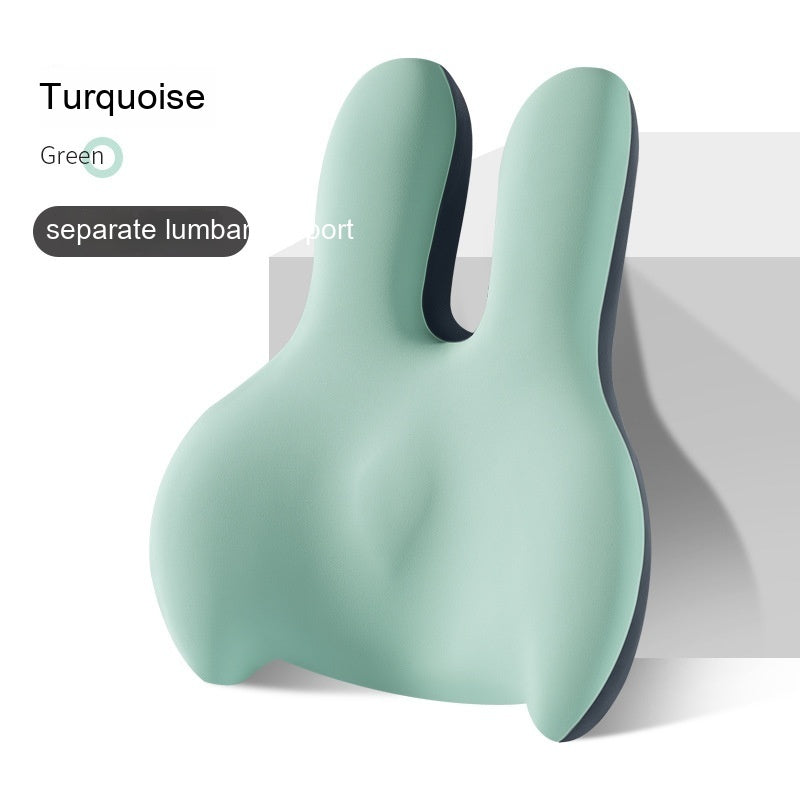 🚗 Car Heightening Cushion – Backrest & Lumbar Pad Driving Seat Support CJ