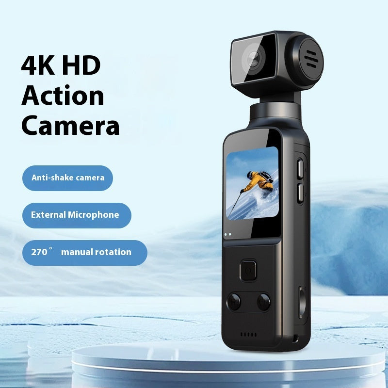 📸 4K HD Anti-Shake Pocket Sports Camera – Mini Action Cam for Outdoor & Travel CJ