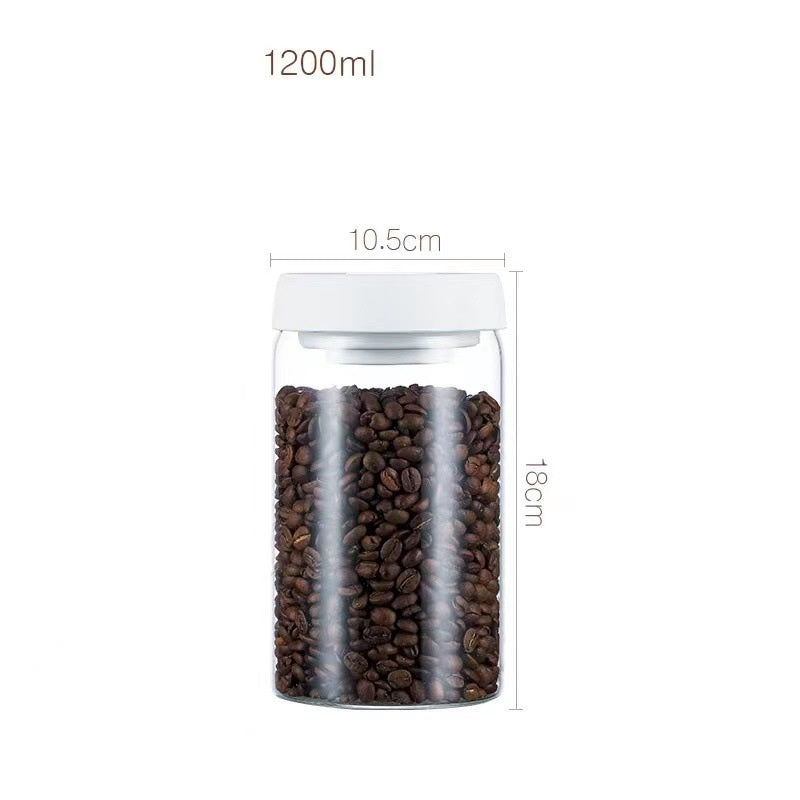 Vacuum Sealed Jug Coffee Beans Airtight Canister Smart Kitchen & Home