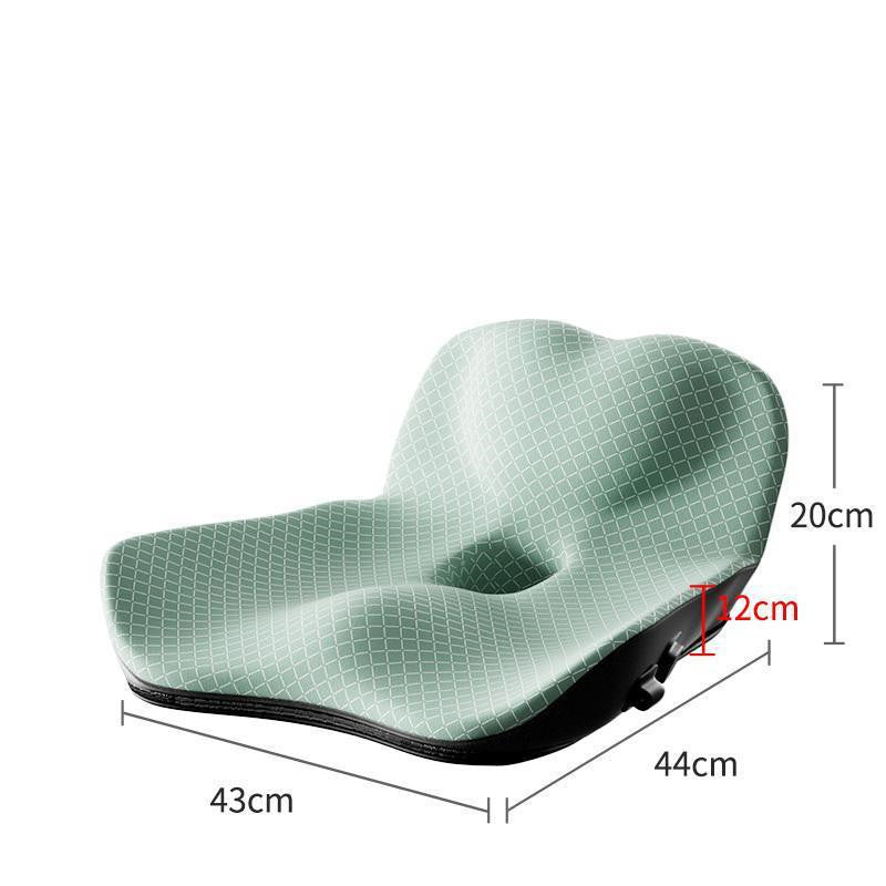 🔥 Heated Cushion with Backrest – Office & Home Ergonomic Seat Pad CJ
