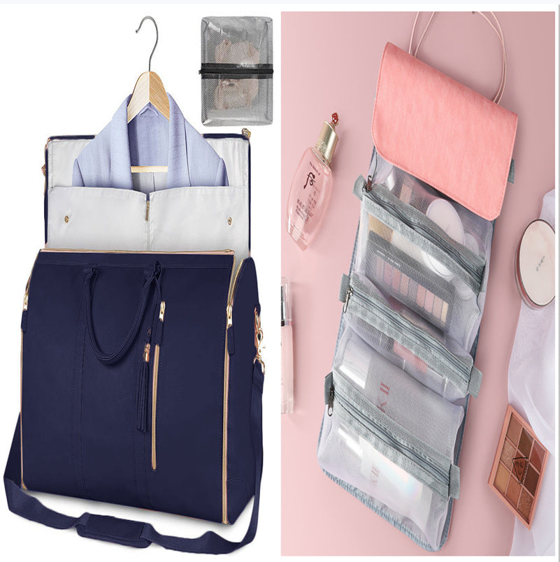 👜 Large Travel Duffle Bag – Waterproof Folding Suit & Clothes Tote CJ
