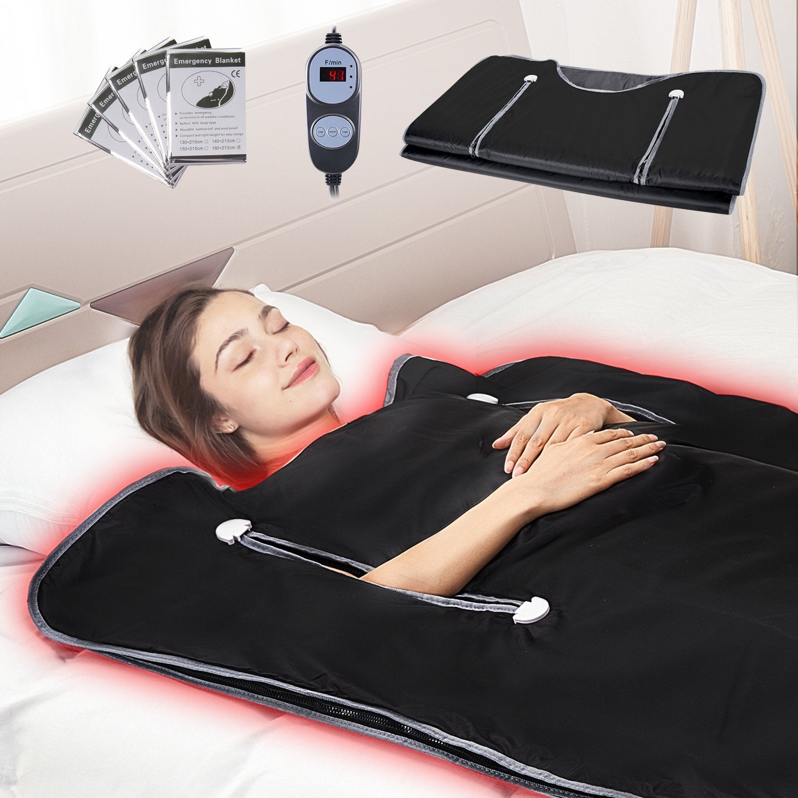 🔥 Portable Far‑Infrared Sauna Blanket - SmartPursue™