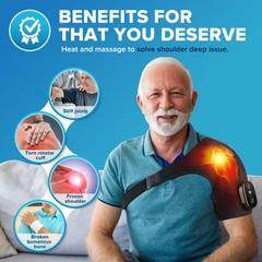 Neck and shoulder massager with heat - SmartPursue™