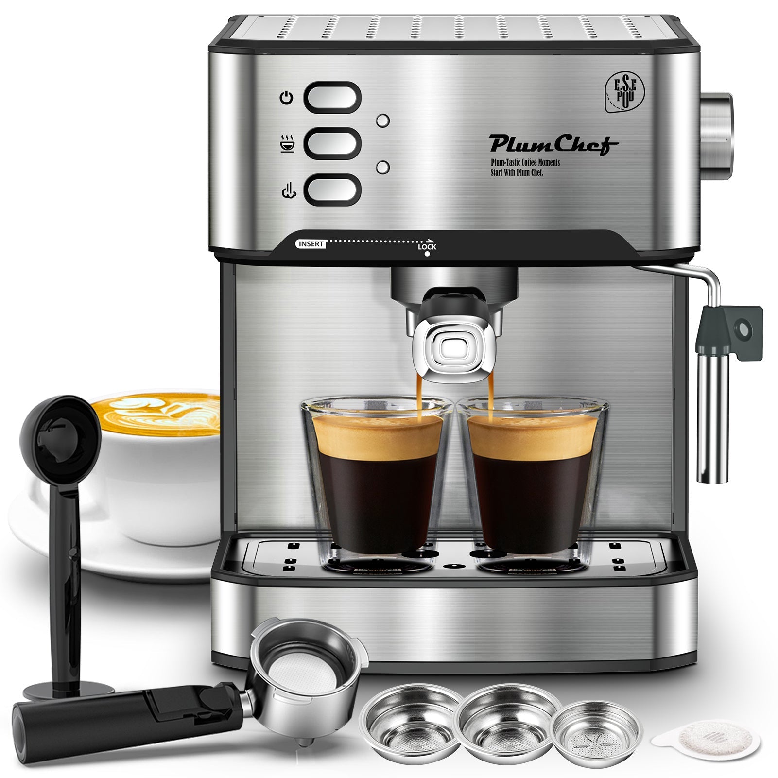 ☕ 20-Bar Professional Espresso Machine Smart Kitchen & Home