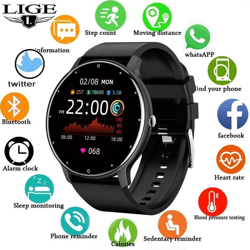 Waterproof sport Smartwatch for Men & Women - SmartPursue™